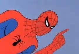 Spiderman pointing Blank Template - Imgflip