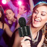 The Bluetooth Microphone Holds The Wireless Microphone Sound Colored Lamp K Song - Walmart.com