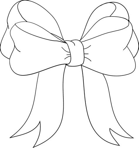 Ribbon Outline Drawing at GetDrawings | Free download