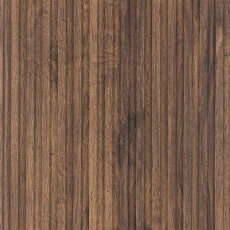 Small Slats Walnut Polystyrene Wood Slat Walls 94.5x12 " | DCT