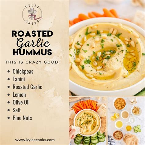 Kylee Cooks - This is the Best Roasted Garlic Hummus... | Facebook
