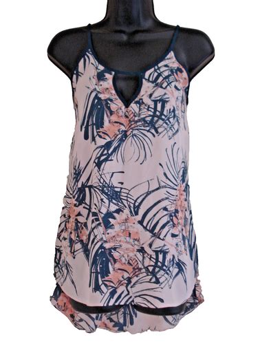 New NEXT ladies size 10 pink nude peach blue floral strappy cami top