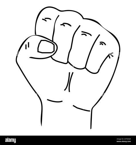 Fist sticker Black and White Stock Photos & Images - Alamy