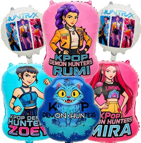 Balony K Pop Demon Hutters Mira - Niska cena na Allegro