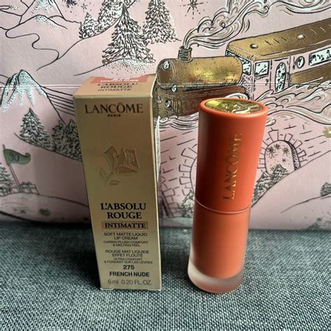 Lancome L’Absolu Rouge Intimatte #275 French Nude Soft Matte Liquid Lip