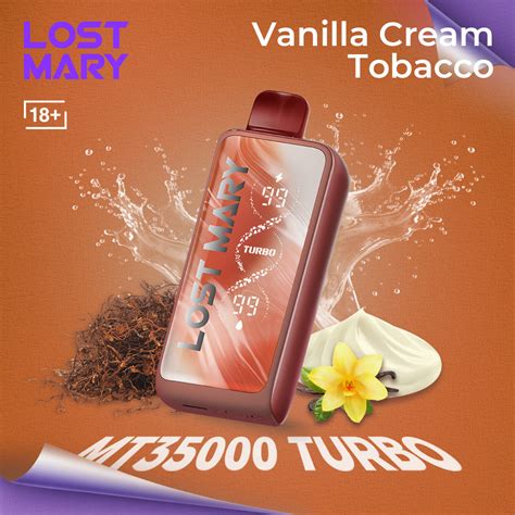 lost mary mt  turbo vanilla cream tobacco elfbar