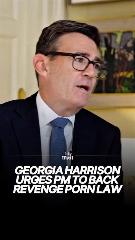 georgia harrison urges pm    law  revenge porn