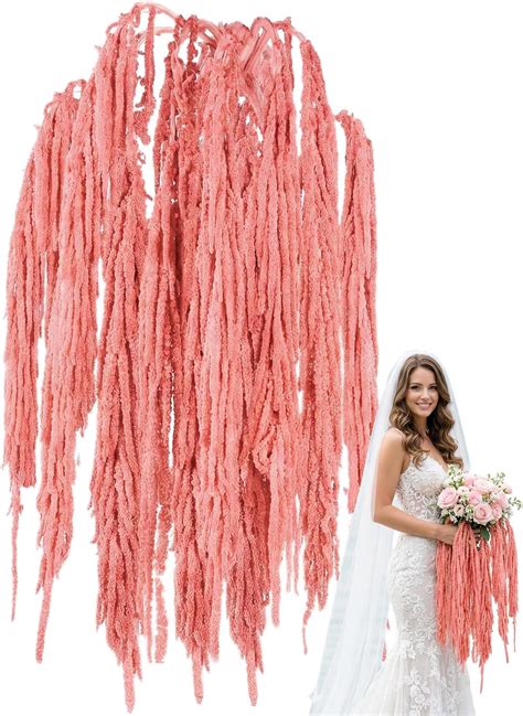 amazoncom bezono pcs   amaranthus artificial flower