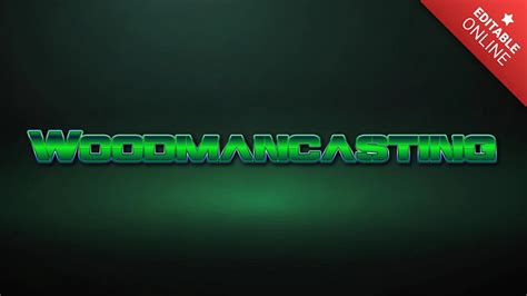 Woodmancasting Generador de efectos de estilo de texto