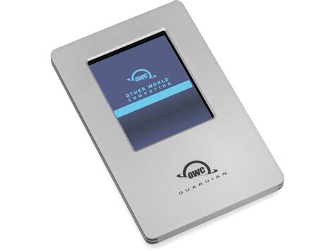 owc guardian lssd esterno offre crittografia hardware  touchscreen