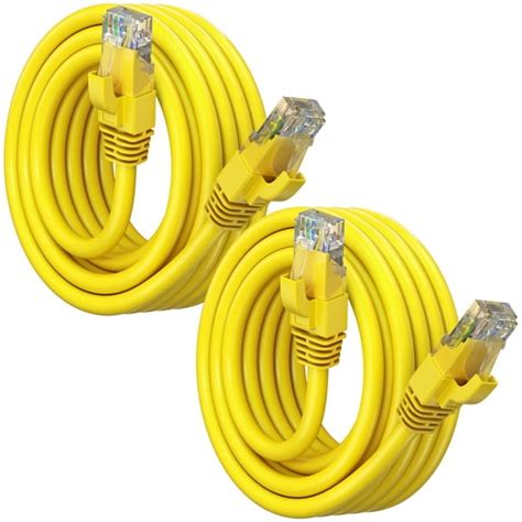 Maximm Cat6 Ethernet Cable 100-Pack 20 ft – CCA LAN Network Patch Cords