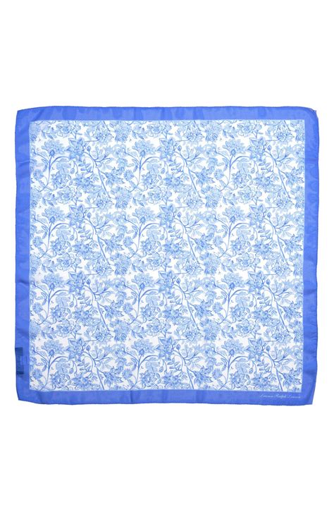 Lauren Ralph Lauren Summer Floral Square Silk Scarf | Nordstrom