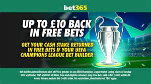 Champions League betting offer: Get £10 back in free bets if your bet