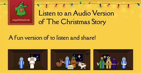 An Audio version of The Christmas Story - WhyChristmas.com