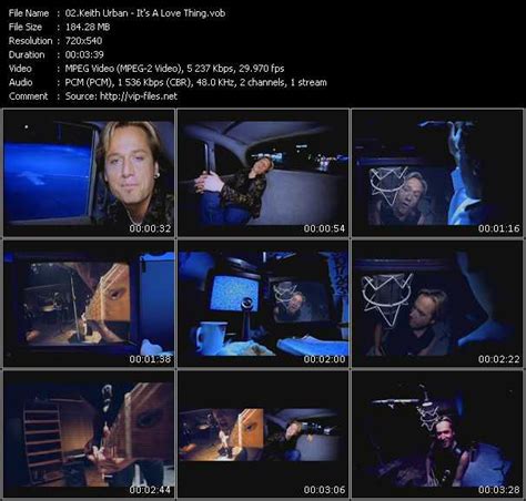 Keith Urban «It's A Love Thing» VOB File