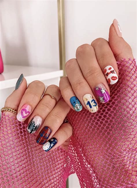 40+ Taylor Swift Nail Art Ideas that are Perfect for the Eras Tour ...