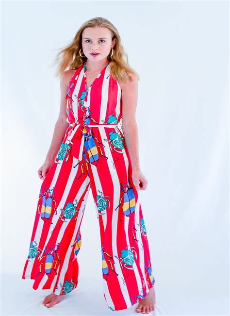 The Joe Pantsuit in Beetle Bug Red – Jules Reid