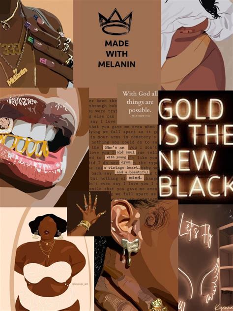 Inspirational african black girl brown aesthetic wallpaper – Artofit