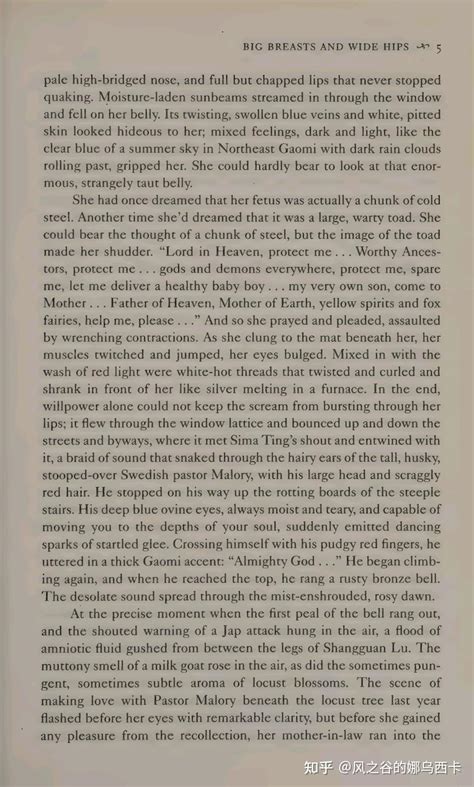 莫言,丰乳肥臀,英译本,葛浩文译,Big breasts and wide hips,Howard Goldblatt - 知乎