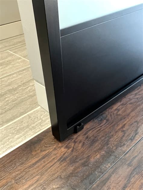 3 Window Double Glass Door - Black (Ships late January!)-B23