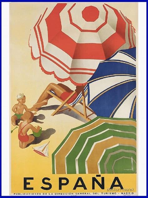 "Espana vintage travel poster" Poster by stickart-marek | Affiche