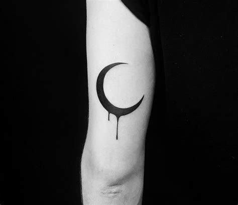 Black Moon Tattoo Idea