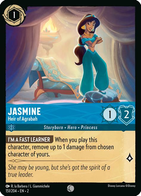 Jasmine (character) - Mushu Report (Lorcana Wiki)