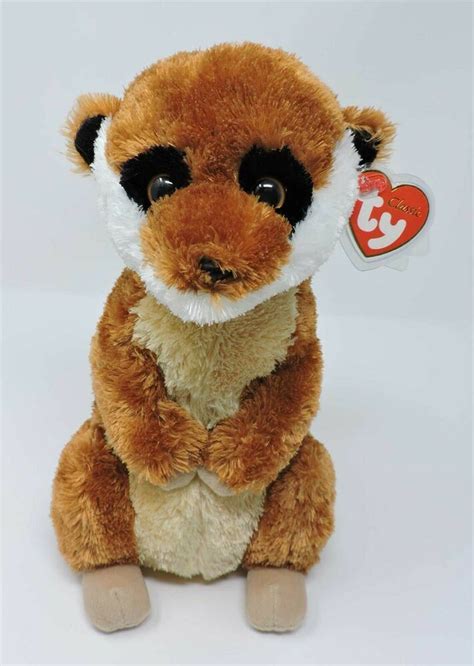 Burrows Ty Classic Meerkat TySilk Brown Stuffed Animal 2011 Plush 10" MWMT for sale online ...