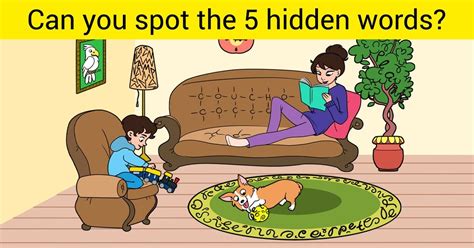 test   find   words hidden   picture bright side