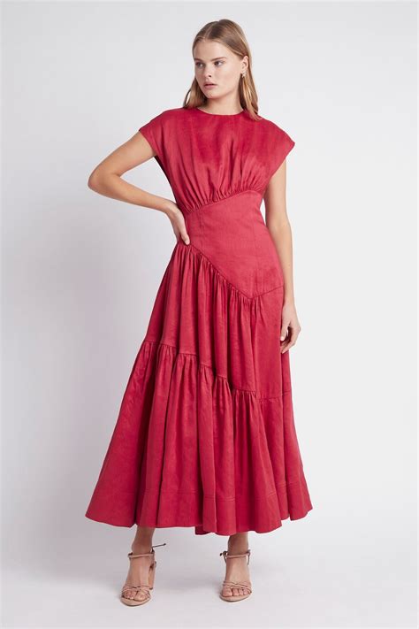 Euphoria Reflection Midi Dress - 6 / Rouge | Dress, Midi dress, Dresses