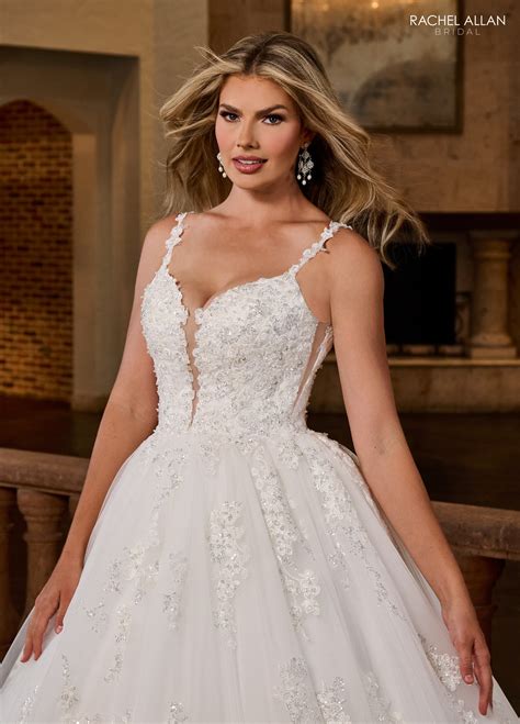 Plunging Ball Gown Ball Gown Bridal in Color | Style - RB6154