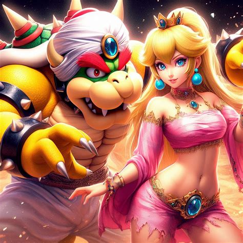 AI Art: Bowser Claims Princess Peach by MagicianPendragon on DeviantArt