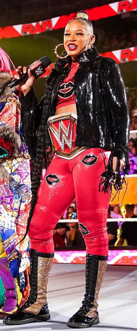Bianca Belair Wearing her Sexy Red Attire 1 by dragonmatt600 on DeviantArt