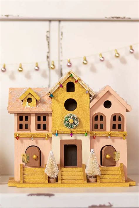 How To Make DIY Christmas Village – Frugal Fitz Designs