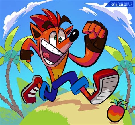 Crash Bandicoot fanart by LoulouVZ by LoulouVZ on DeviantArt