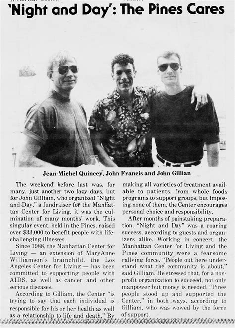 Night & Day 2 Benefit 1992 — Fire Island Pines Historical Society