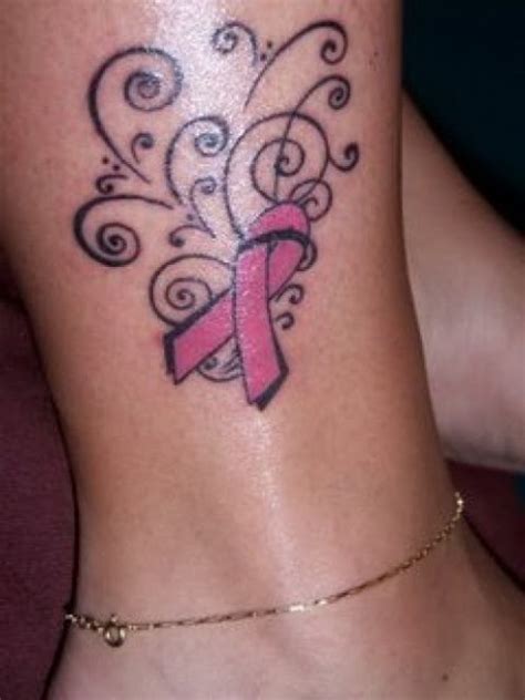 Tribal pink ribbon tattoos | Tattoo Design Ideas