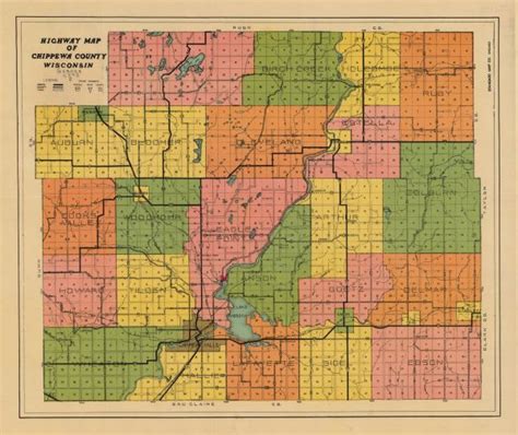 Chippewa County Map