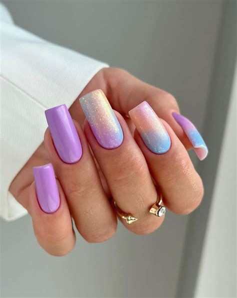 stunning purple ombre nails  totally   copy