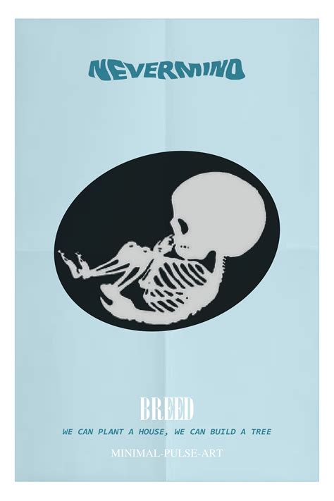 minimal pulse art nirvana nevermind  concept posters