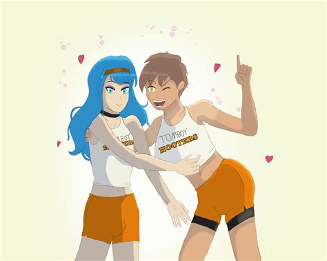 ArtStation - Femboy X Tomboy Couple