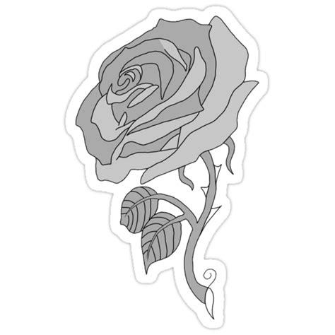 "Harry Styles Rose Tattoo" Stickers by melissacascio | Redbubble