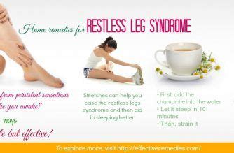 Top 7 Natural Home Remedies For Restless Leg Syndrome In Adults