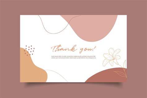 Thank you card template design collection 19567644 Vector Art at Vecteezy