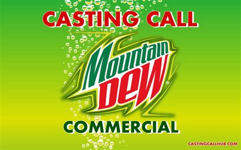 Mountain Dew – National Commercial Auditions for 2020