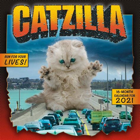 2021 Catzilla Monthly View Wall Calendar by Fransdita Muafidin, 16