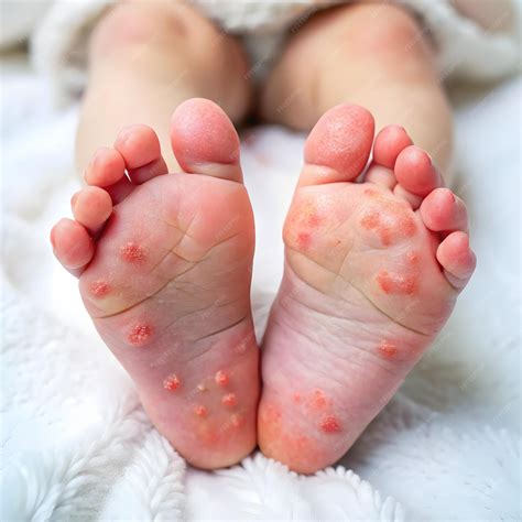Atopic dermatitis newborn feet eczema | Premium AI-generated image
