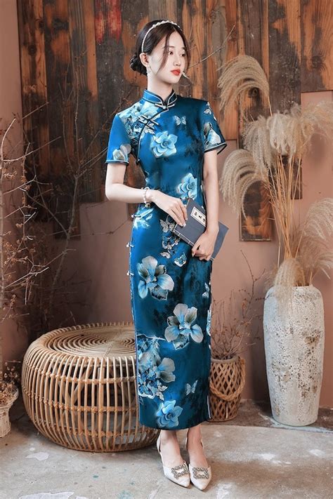 Traditional Chinese Dress Chinese Cheongsam Evening Dresses | Etsy