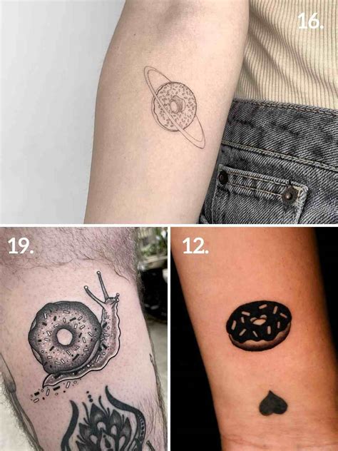 63+ Scrumptious Donut Tattoo Ideas - Tattoo Glee