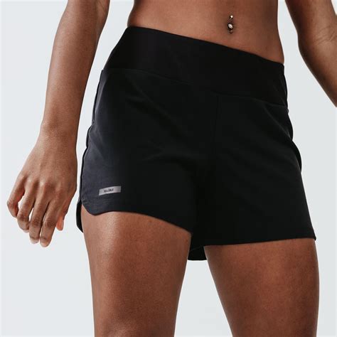 Women's Quick Dry Running Shorts - Black